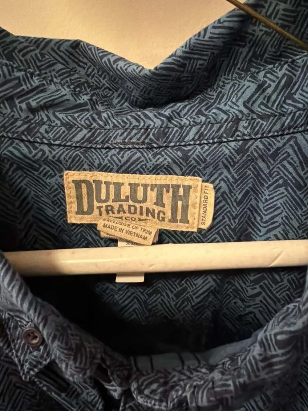 Duluth Trading Co Men's Canyoneer Long Sleeve Printed Shirt‎ 2XL Tall